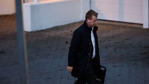 Eiendomsmegler Marius Aasen på jobb for Privatmegleren i Rogaland i 2024.