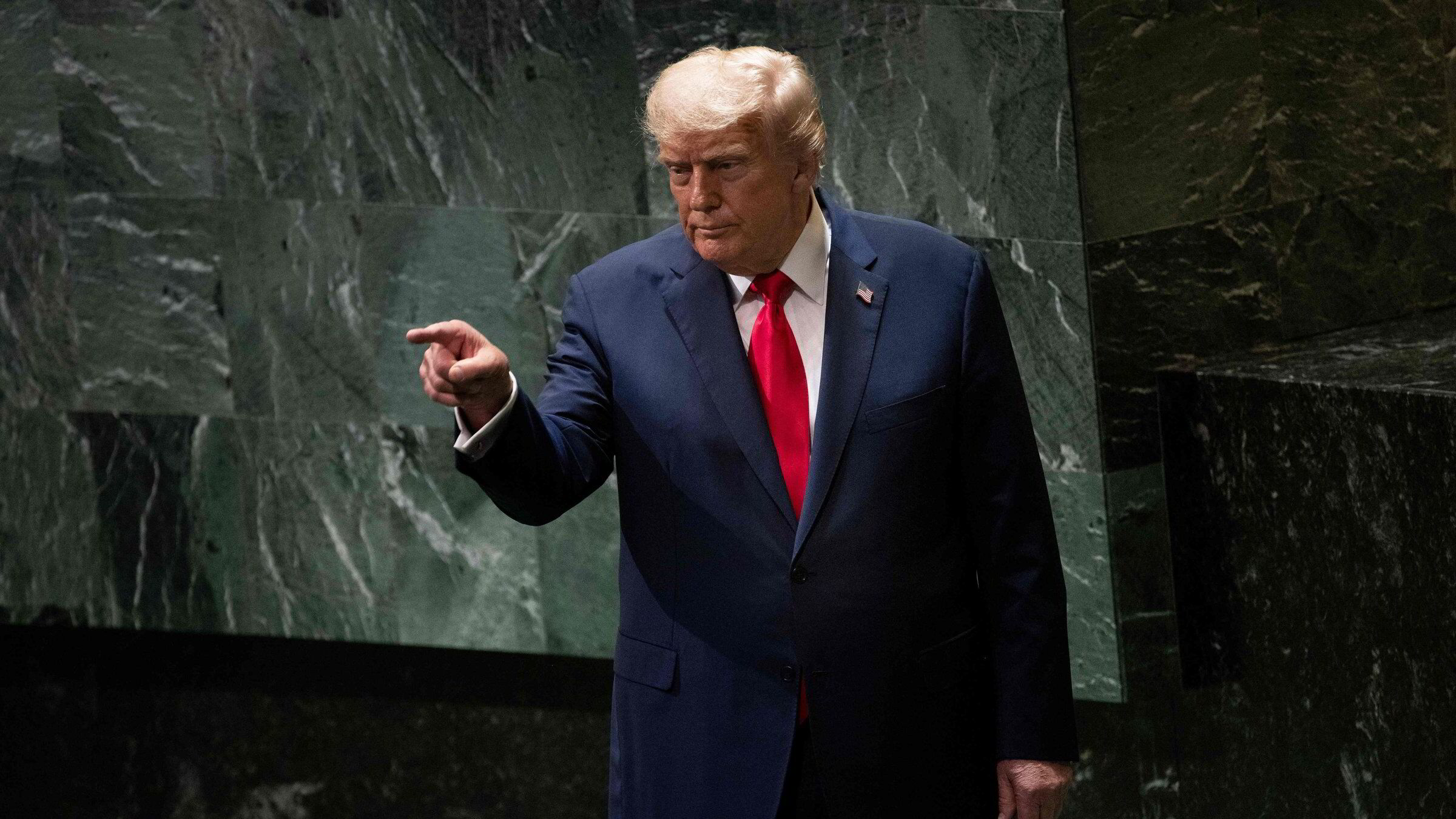 På gummisåler rundt Trump