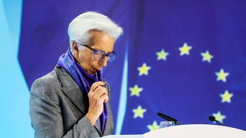 Christine Lagarde er sentralbanksjef i eurosonen, og følger nøye ned på inflasjonsutviklingen på kontinentet.