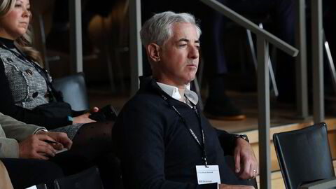 Hedgefondtopp og sjef for Pershing Square Capital Management, Bill Ackman, justerer budskapet om toll.