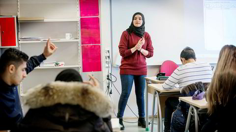Hanan Abdelrahman på Lofsrud skole i Oslo er kåret til Norges beste mattelærer.