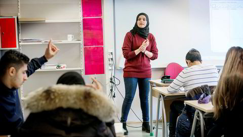 Hanan Abdelrahman på Lofsrud skole i Oslo er kåret til Norges beste mattelærer.