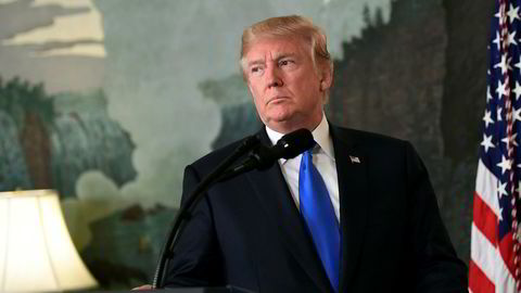 USAs president Donald Trump kom med en avklaring rundt Iran-avtalen fredag kveld.