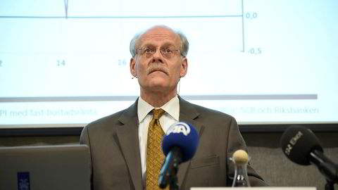 Sveriges sentralbanksjef Stefan Ingves legger onsdag frem årets siste rentebeslutning fra Riksbanken.