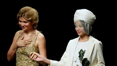 I februar 2016 erkjente Veon og Unitel seg skyldige i å ha betalt store beløp i bestikkelser til presidentdatter Gulnara Karimova for å få innpass i mobilmarkedet i Usbekistan. Her presenterer Gulnara Karimova sin kleskolleksjon på China Fashion Week i Beijing i oktober 2012.