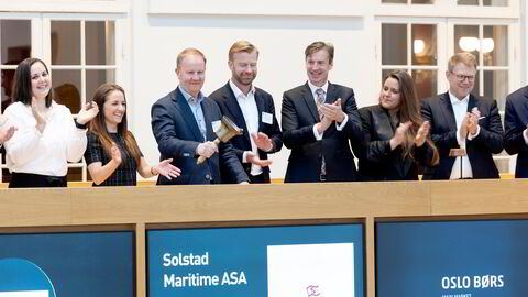 Toppsjef Lars Peder Solstad ringer i bjellen fredag når Solstad Maritime går på børs. Noteringen gjør at Akers verdier i Solstad blir stadig tydeligere etter den store – og omstridte – restruktureringen i offshorerederiet.