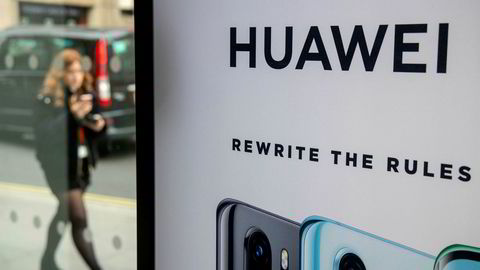 USA presser på for at britene skal svarteliste Huawei.