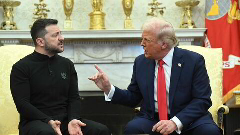 USAs president Donald Trump har omsider sett behovet for å legge press på Russland og president Vladimir Putin, ikke bare på Ukraina. Her fra det beryktede møtet mellom Trump og Volodymyr Zelenskij i Det hvite hus tidligere i år.
