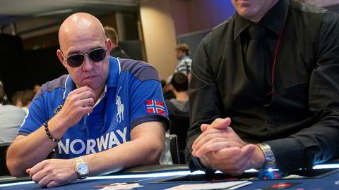 Investoren, gründeren, milliardæren og pokerspilleren Morten Klein startet selskapet River iGaming i 2017. Nå legger selskapet sine nettkasinoer ut for salg. Her fra en pokerturnering i Barcelona i 2013.