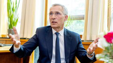 Jens Stoltenberg møtte Jamieson Greer tirsdag.