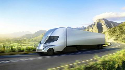 Teslas semitrailer