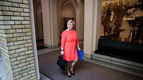 Finansminister Siv Jensen.