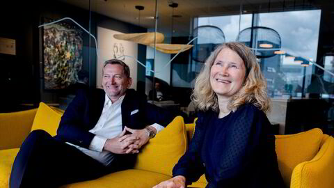 Administrerende direktør Hilde Nødseth og investeringsdirektør Willy Helleland i Borea Asset Management står klare til å ta imot fondsmidler fra Sparebanken Norge og Frende-bankene.