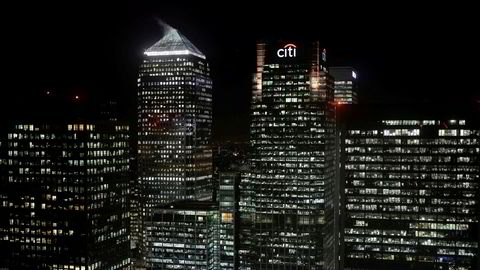 Citigroup får smekk på pungen av børs- og meglerbransjens selvregulerende organ i USA. Her fra et av bankens lokaler i London.