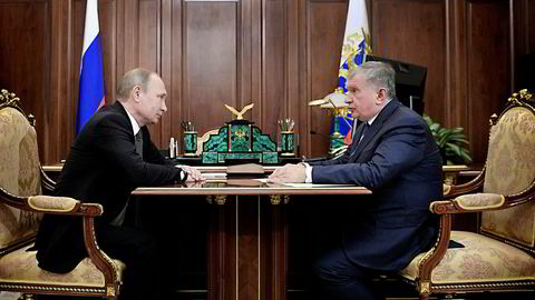 Onsdag kveld kunngjorde president Vladimir Putin og Rosneft-sjef Igor Setsjin den nye Rosneft-avtalen på russisk tv.