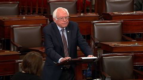 Senator Bernie Sanders går hardt ut mot den nye helseplanen som republikanerne skal ha jobbet med i hemmelighet.