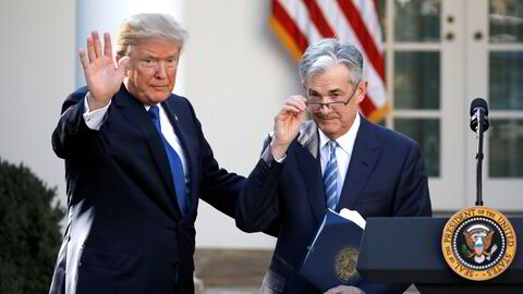 Trump sier tirsdag at han ikke skal sparke sentralbanksjefen.