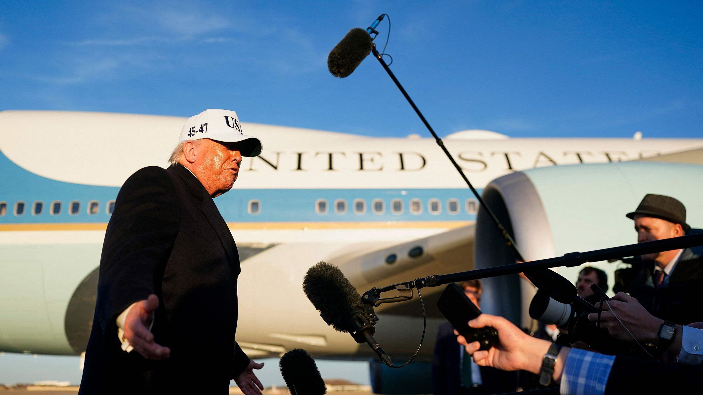 Trump uttaler seg om Hormuzstredet: Håper allierte vil sende krigsskip til Persiabukten