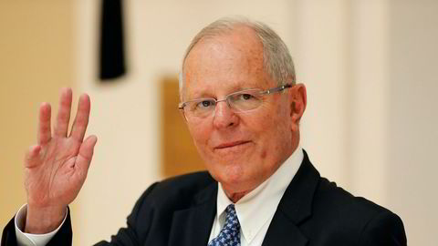 Fire partier vil stille Perus president Pedro Pablo Kuczynski for riksrett. Foto: Jorge Silva / Pool photo via AP / NTB scanpix