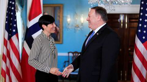 USAs utenriksminister Mike Pompeo tok tirsdag imot sin norske kollega Ine Eriksen Søreide (H) i Washington.