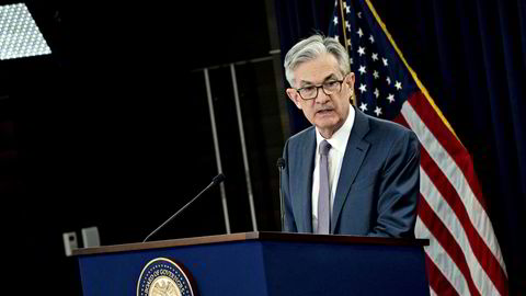 Sentralbanksjef Jerome Powell i amerikanske Federal Reserve senket renten på grunn av koronaviruset.