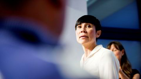 – Det er alvorlig og bekymringsfullt at USA har besluttet å innføre handelshindre, sier utenriksminister Ine Eriksen Søreide (H).