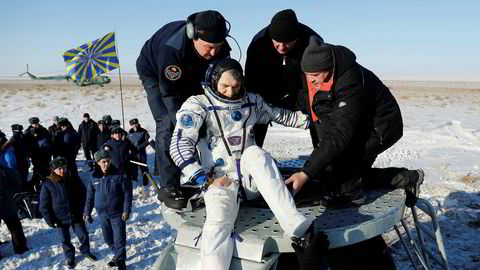 14. desember 2017 landet Paolo Nespoli i Kasakhstan etter et opphold på den internasjonale romstasjonen (ISS).