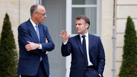 Noen timer etter utnevnelsen, fløy Tysklands nye forbundskansler Friedrich Merz til Paris for å møte Frankrikes president Emmanuel Macron.