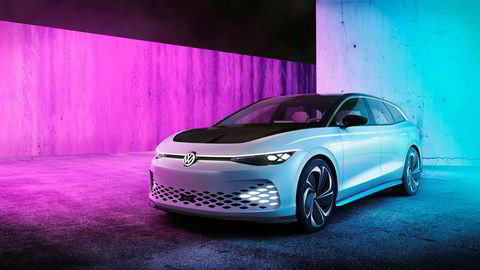 Volkswagen ID Space Vizzion viser hvordan Volkswagens første elektrisk stasjonsvogn blir seende ut.