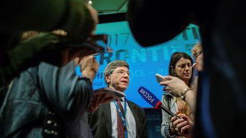 Økonomen Jeffrey Sachs fra Earth Institute, University of Colombia på konferansen Arctic Frontiers i Tromsø.