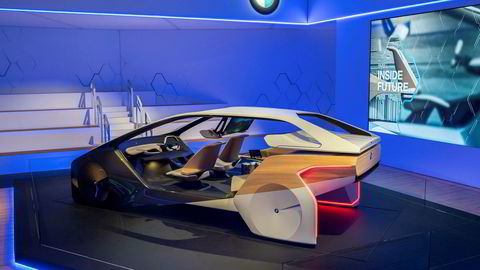 BMW viser et tenkt interiør i skulpturen «i Inside Future».