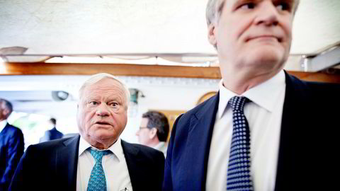 John Fredriksen (til venstre) og Tor Olav Trøim.