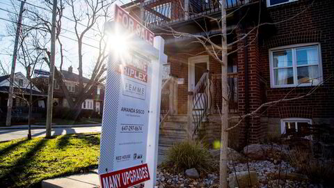 Flere ville leie da dokumentavgiften ble satt opp, og husleiene økte, fant forskerne i Toronto (bildet) i Canada.