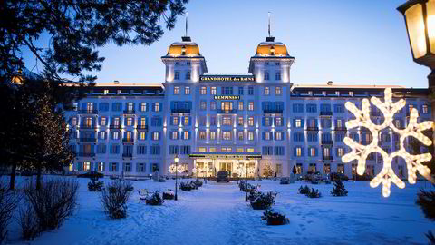 Hotel Kempinski i St. Moritz oser av klassisk eleganse.