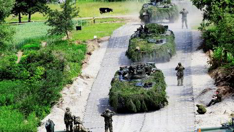 Tyske soldater har en øvelse i Litauen. Nato-soldatene til tyskerne har allerede blitt utsatt for det Forsvarsdepartementet nå advarer nordmennene mot.