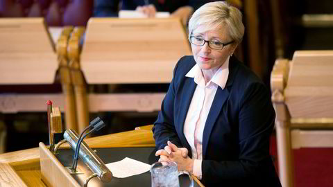 Liv Signe Navarsete fra Senterpartiet er en av flere politikere som krever svar fra forsvarsminister Ine Eriksen Søreide om Heimevernet.