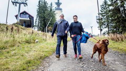 Espen Bengston er strålende fornøyd med 30 prosent høyere heiskortsalg for anlegget på Tryvann. – Bransjen har hatt tidenes jubelsesong. Det er gøy, sier Camilla Sylling Clausen, generalsekretær i Alpinanleggenes Landsforening.