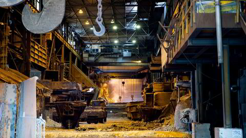 Smelteverket i Mo industripark i Mo i Rana.