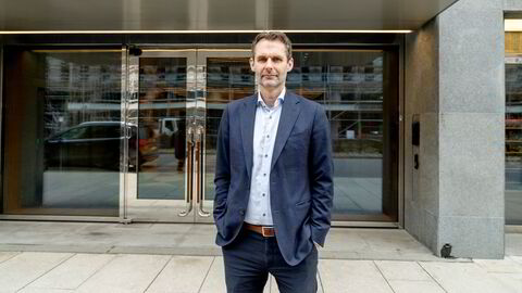 Johan Linn, i Næringsbanken vil ikke kommentere siktelsen mot en tidligere medarbeider.