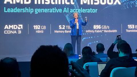 AMDs tpopsjef Lisa Su har vst frem en ny type KI-brikker som skal konkurrere med Nvidia. Open AIs toppsjef er imponer.