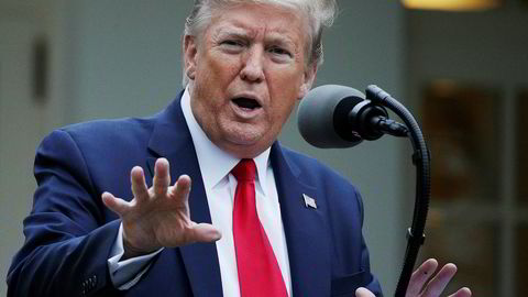 USAs president Donald Trump.