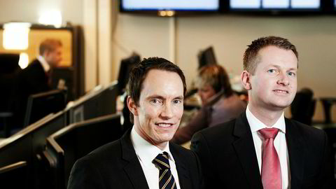 Gründerne Erik Egenæs (til venstre) og Endre Tangenes i Nordic Securities får hard medfart i anmeldelsen fra Finanstilsynet.