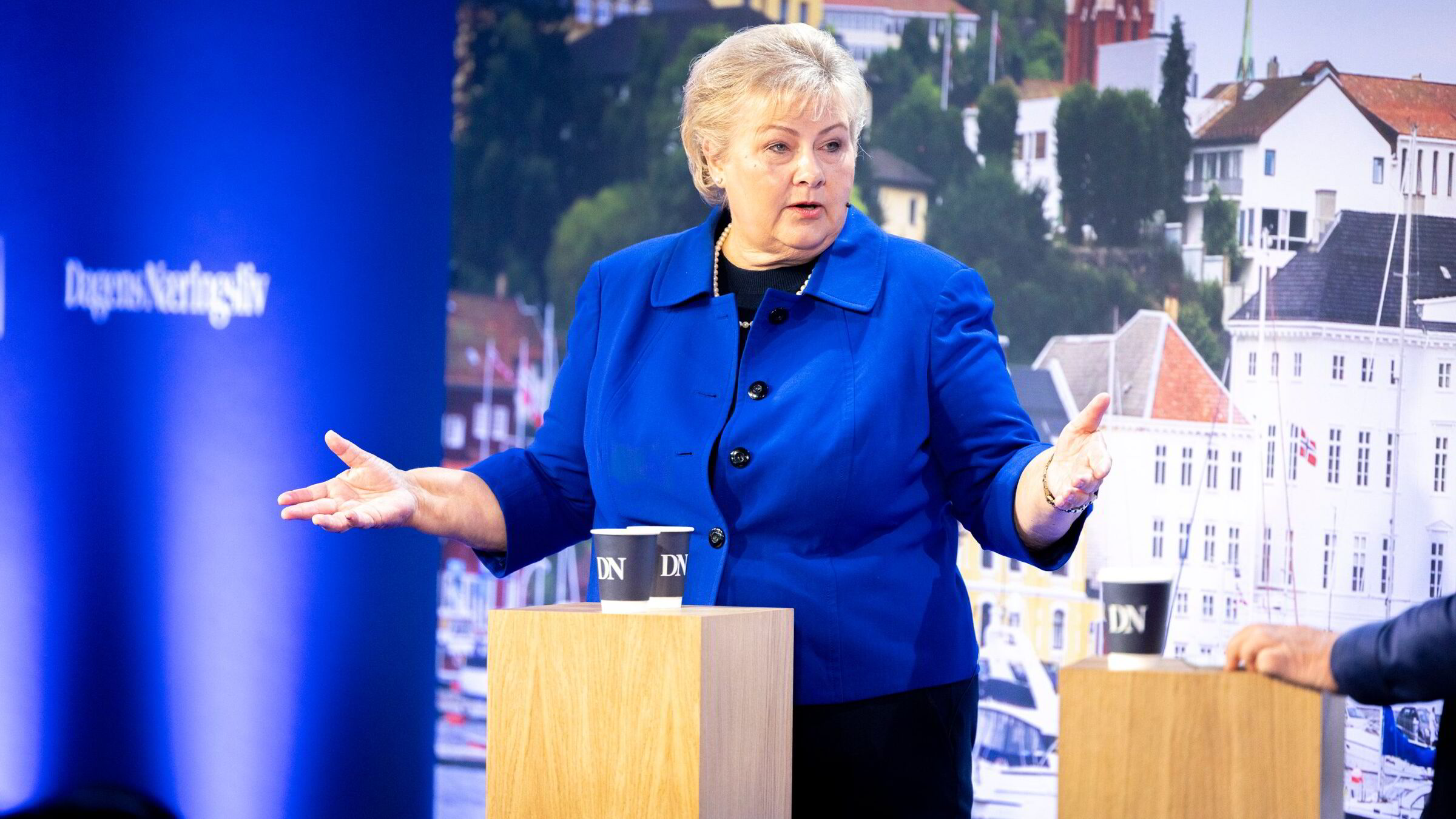 Være eller ikke være for Erna