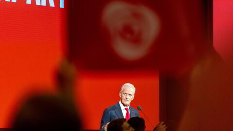 AP leder og statsminister Jonas Gahr Støre på Aps valgvake.