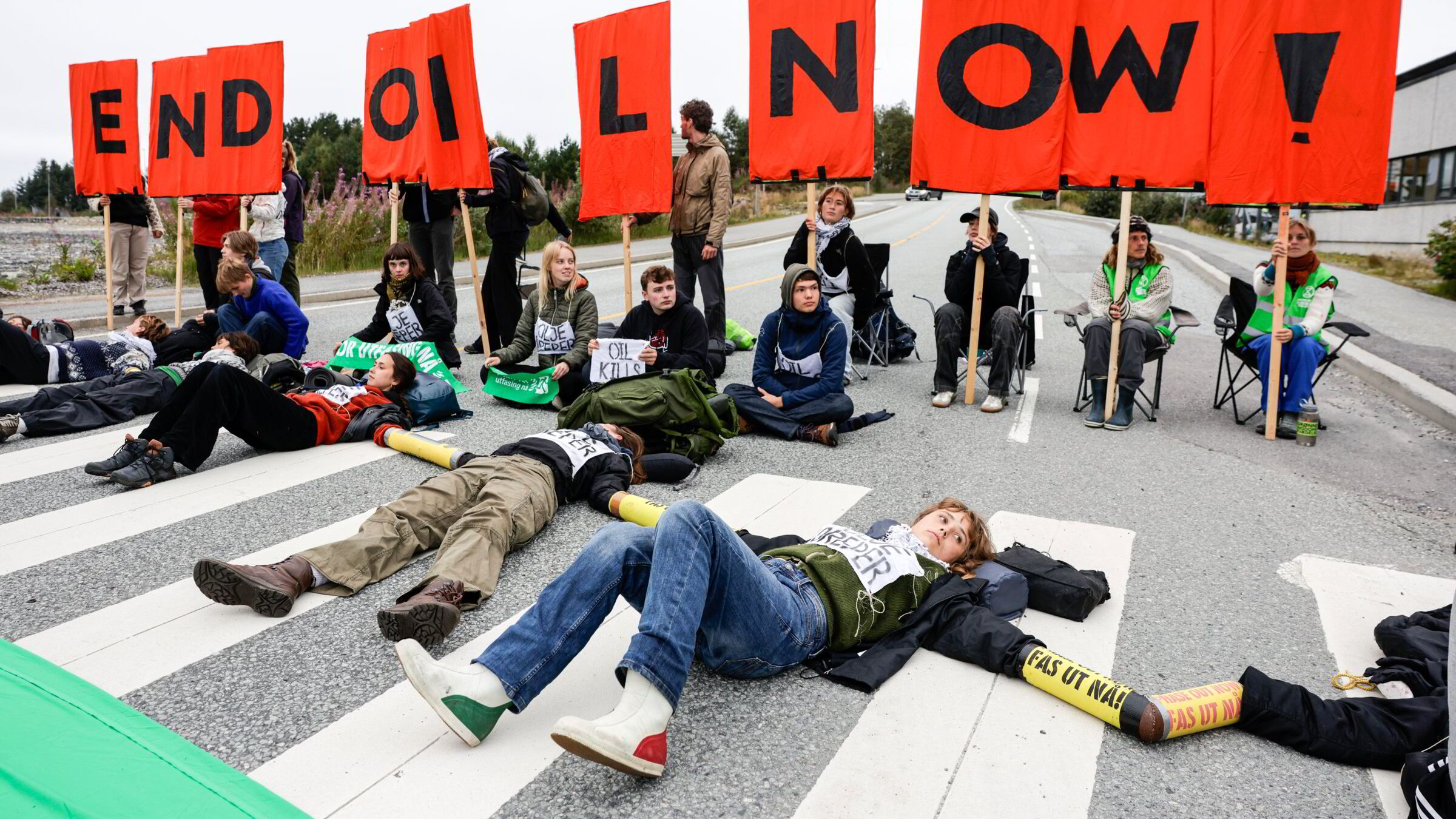 Extinction Rebellion blokkerer Mongstad-raffineriet – varsler ytterligere aksjoner