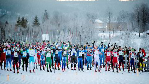 I 2015 startet Holmenkollmarsjen innerst i Sørkedalen i Oslo. Rennet er nå tilbake i vanlig trasé etter at rennet i 2016 gikk i anlegget i Holmenkollen og i fjor i en endret trasé på grunn av dårlige snøforhold.
