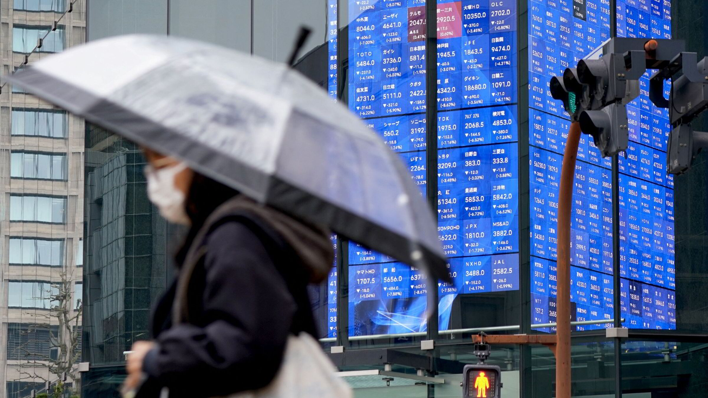 Asia faller bredt etter global børsnedtur og energisjokk – Kina demper nedturen