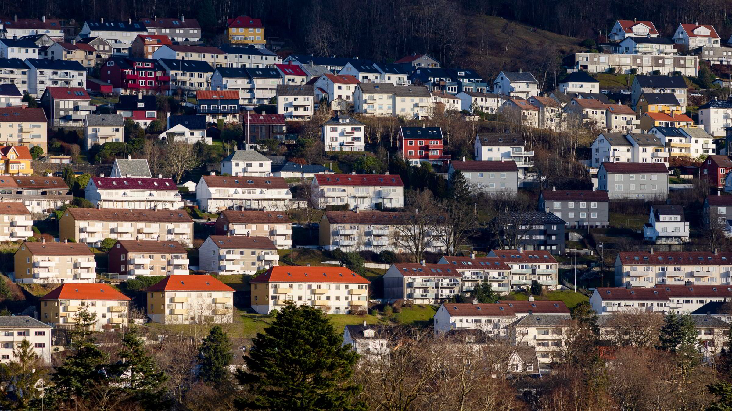 Boligprisene: Olje trumfer rente i vest