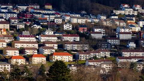 Handelsbankens økonomer anslår at Bergen (bildet) og Stavanger får en boligprisvekst på 12 prosent i år.