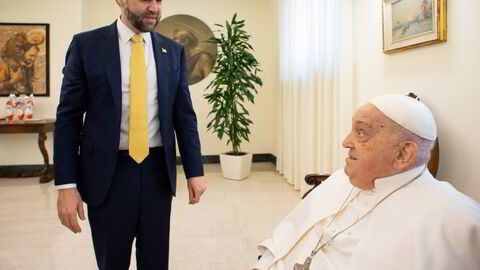 USAs visepresident JD Vance ble blant de siste som så Pave Frans i live.
